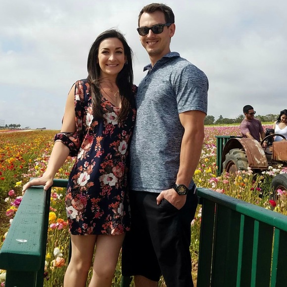 Lulus Shifting Dears Navy Blue Floral Print Dres - Picture 3 of 3